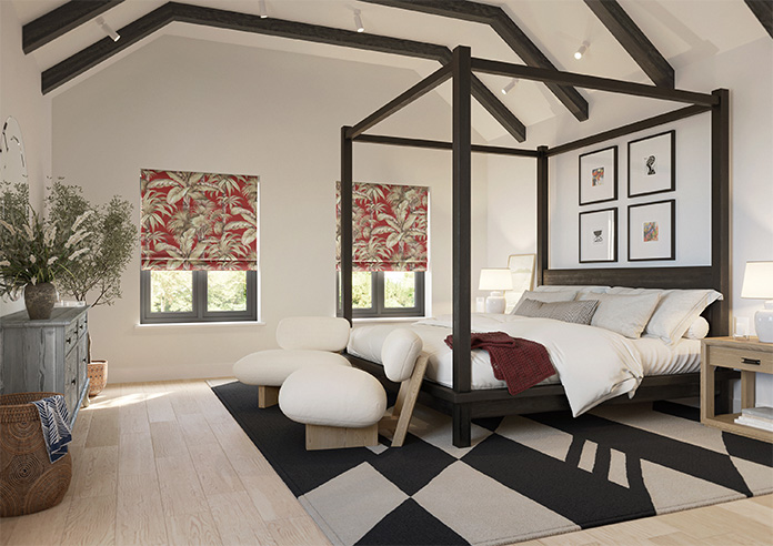 Tripura, Cinnabar - Roman Blind - Image 6